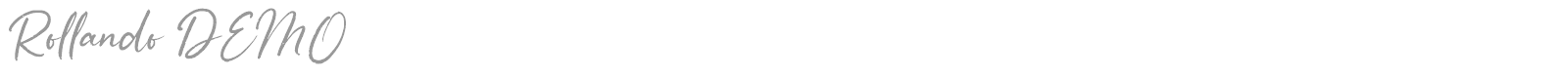 Rollando font preview